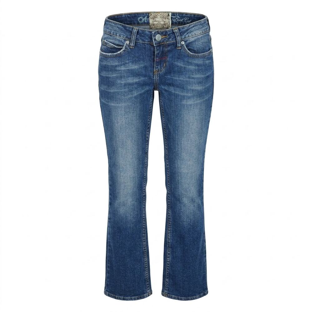 American Rag Boot Cut Blue Parsons Wash Stretch Jeans Women Size 1S